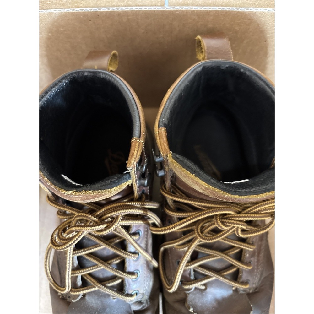 Danner Logger 917 Wood Thrush Boots Women's 7‎ Leather Vibram Sole Blem - Picture 4 of 10